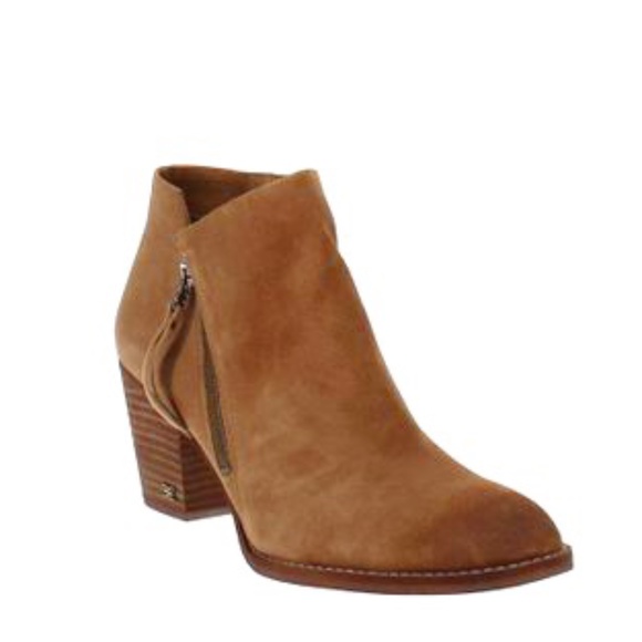 Sam Edelman Shoes - Sam Edelman Brown Macon Block Heel Ankle Booties